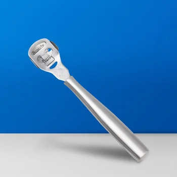 

Peeling Foot Scraper Pedicure Knife Stainless Steel Foot Scraper Double-sided File Pedicure Foot Tools G1210