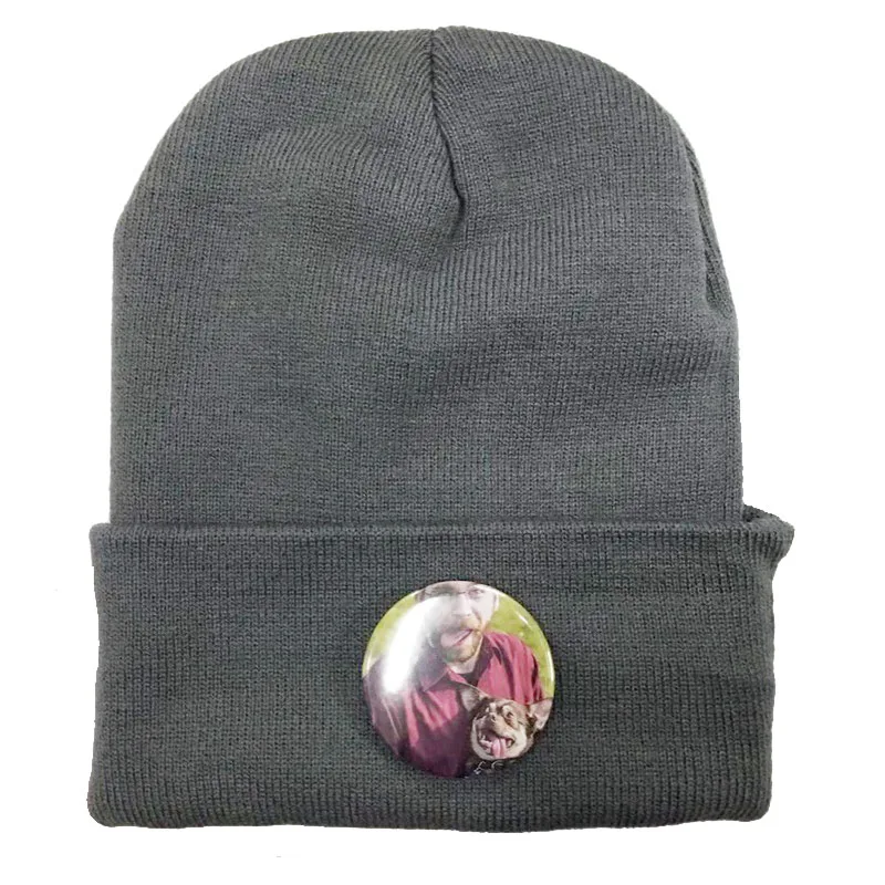 MYZOPER, модные, с принтом, значок Ad, унисекс, Skullies Beanies, сохраняющие тепло, новые, сделай сам, фото, хип-хоп, одноцветная Лыжная шапка, зимняя шапка