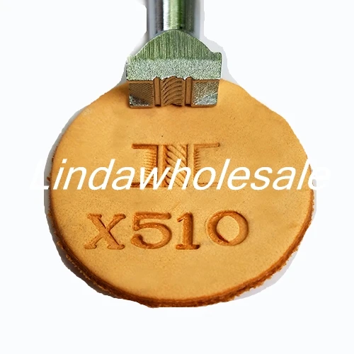 Кожа резьба печати инструмент X500-2/501/510/534/507, печать для кожи, кожа инструмент - Цвет: X510