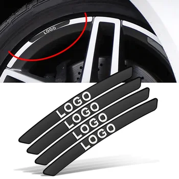 

4pcs For AMG Logo Wheel Hub Sticker Aluminum For Mercedes Benz A B C E S Class GLA GLC GLE GLK GLS CLA SLC SL CL ML Car Styling