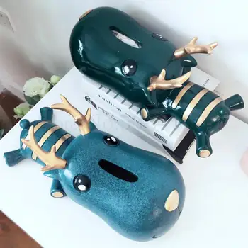 

Net Red Tremble Piglet Tissue Box Living Room Cute Carton Toilet Dining Room Cartoon Creative Toilet Roll Carton