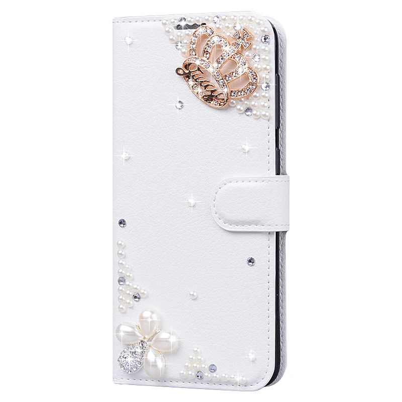 Кожаный чехол книжка с ремешком для телефона Huawei P20 Pro P30 P40 lite E Case 9A Honor 9 20 8A 7A 8X P Smart