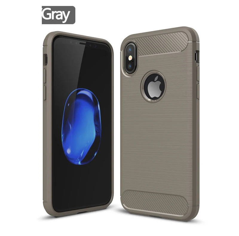 Rubber Carbon Fiber Case For iPhone 11 12 13 PRO MAX 7 7Plus 8 8Plus X XR XS MAX 5S SE 5 6 6S Ultra Thin Silicone Cover Coque cool iphone 12 pro max cases