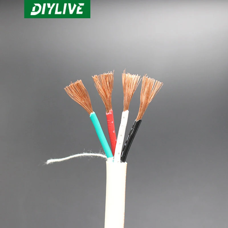DIYLIVE 8 м Hi-Fi Монстр S14-4R-CL четырех ядерный из меди без примеси кислорода основные