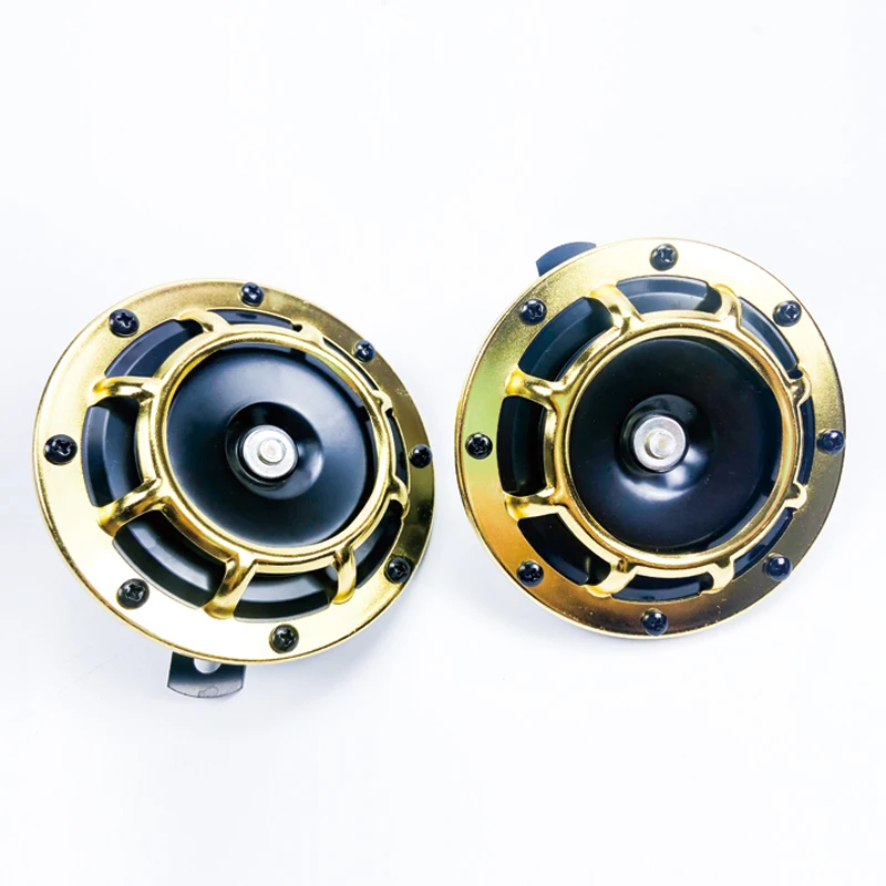 Car Horn 12V 140DB Super Loud Universal Grille Horn New Cool Color Scheme Car Motorcycle Modification Electricity