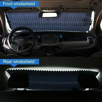 

Retractable Car Windscreen Anti-UV Car Window Sunshade Sunscreen Curtain Front Folding Window Rear Car Sunshad Car 46/65/cm Y6O4