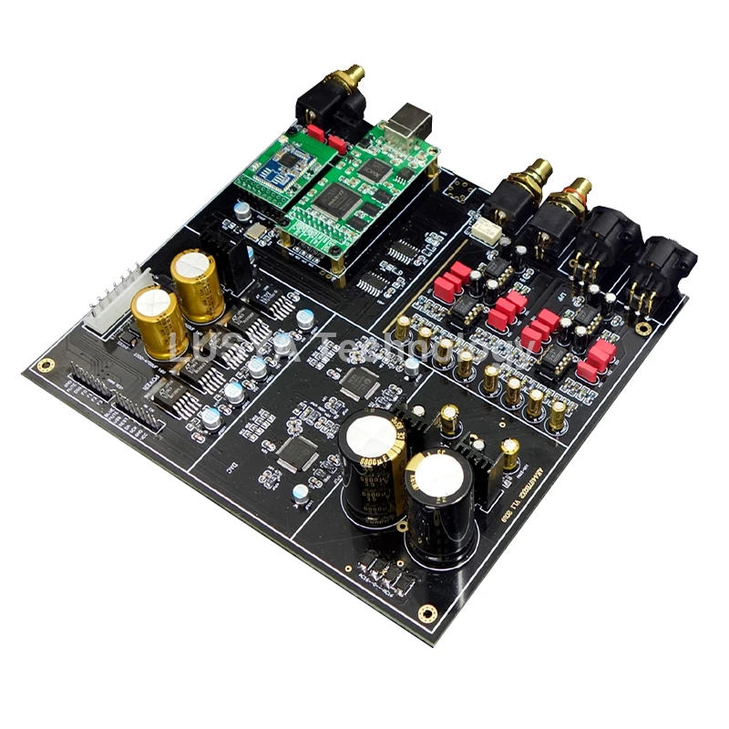 Двойной AK4497EQ декодер DAC CSR8675 Bluetooth 5,0 поддержка APTX-HD DSD коаксиальное оптоволокно Вход T0656