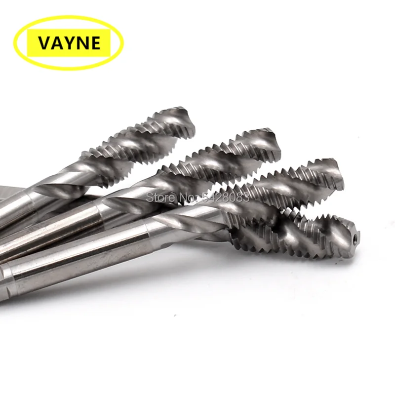 VAYNE HSSE British system Spiral Fluted Taps BSW1/8-40 3/16-24 3/16-32 5/32-32 7/32-24 7/32-32 1/4-20