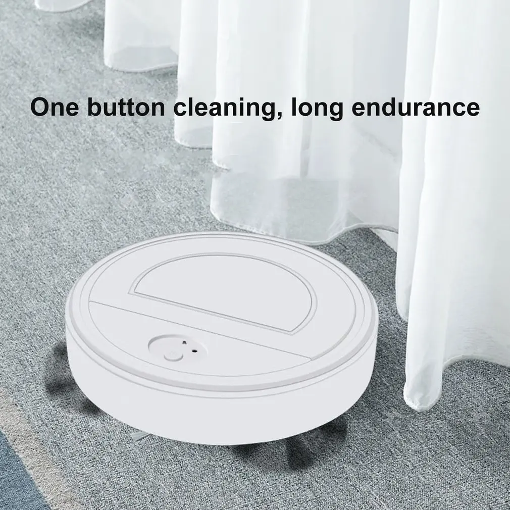 

Automatic Smart Robot Vacuum Cleaner Small Vacuum Cleaners Sweeping Robot Floor Auto Home USB Rechargeable Cleaning Machine