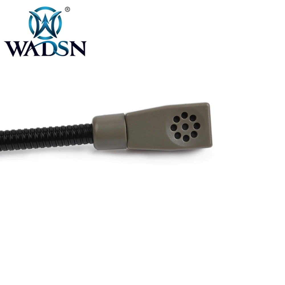 WADSN Bowman IV M-тактические наушники, подходят для Ztac PTT, военный стандартный штекер, воздуховод, наушники, разгрузка для охоты и пейнтбола, наушники