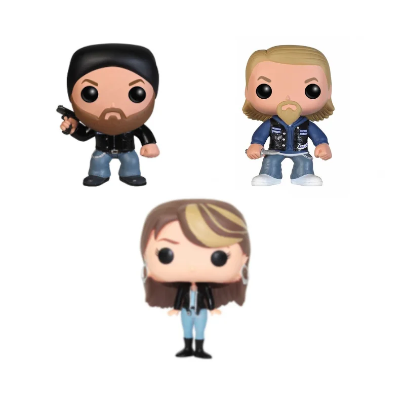 Фигурки героев фильма Сыновья Анархии Opie Winston Lex Luthor & Jax Teller Gemma виниловые фигурки