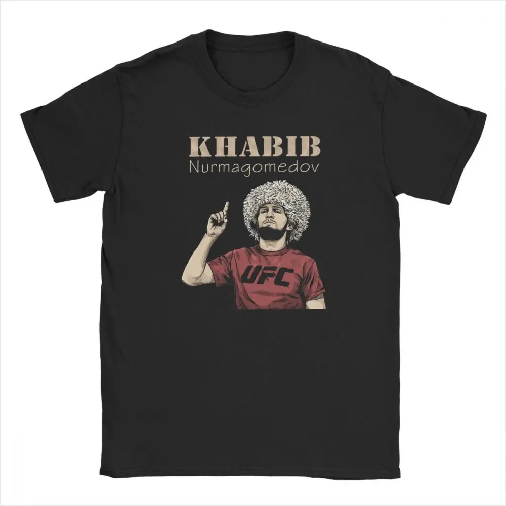 

Men Khabib Nurmagomedov Boxing T-Shirt 229 Boxing Leisure Round Neck Short Sleeve Tops 100% Cotton Tees Summer T Shirt
