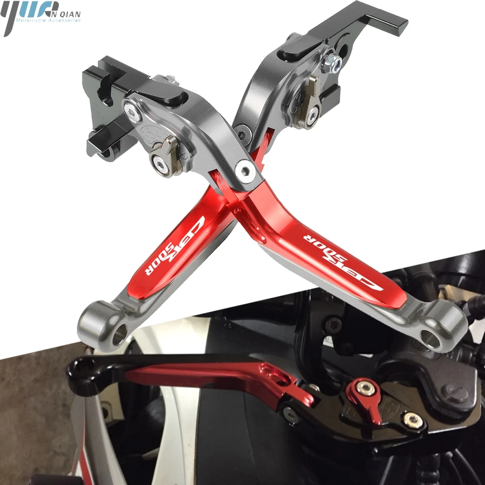 Для Honda CBR500R CBR 500 R CBR-500R 2013- регулируемые, для гонок мотоцикла тормозные рычаги сцепления аксессуары для мотоциклов