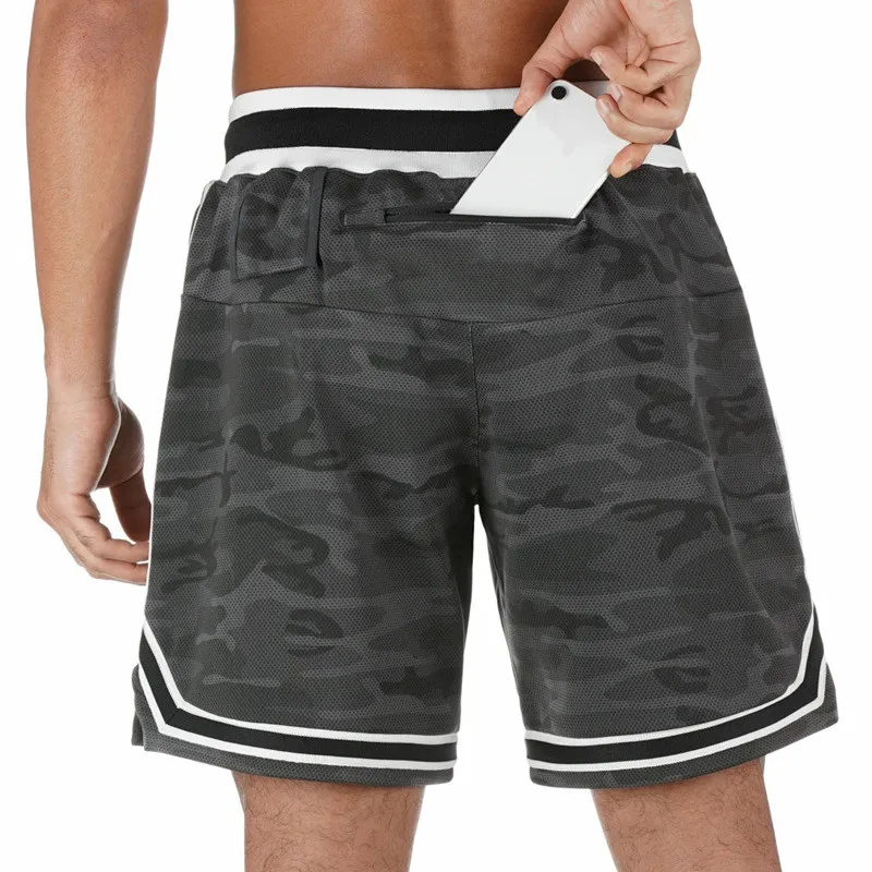 men's shorts with elastic waist and drawstring