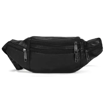 

New men Waist Bag Multifunction men Waist Pack Fashion Leather Phone Bags Small Belt Bag Cool Fanny Packs