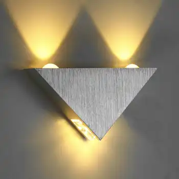 

3/9W Modern Led Wall Lamp Aluminum Body Triangle Wall LED Light Outdoor Indoor Waterproof Wall Lamps Home Light Decoration
