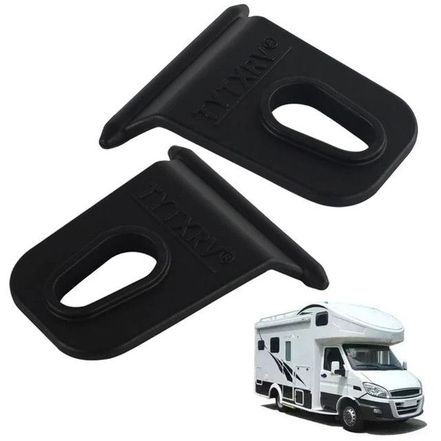 Crochets pour auvent de camping, clips, cintres légers, pince de ULen  plastique noir, accessoires pour camping-car caravane, 5/10 pièces -  AliExpress