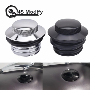 

NS Modify Motorcycle Fuel Tank Gas Cap Cover Flush Pop Up Reservoir Gas Cap Right-hand Thread Cover For Harley 1982-2010