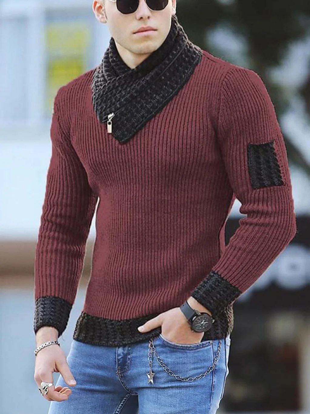 New Winter Turtleneck Thick Mens Sweaters Casual Turtle Neck Solid Color Quality Warm Slim Pullover Men | Мужская одежда