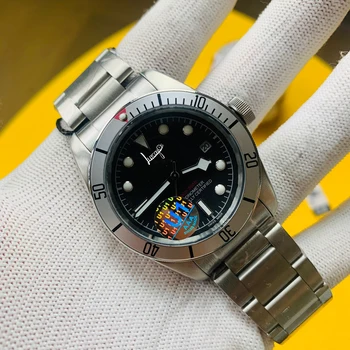 

Wholesale high quality Men Automatic Watch Sapphire Luxury Mechanical Wristwatch Stainless Steel Waterproof mens Watch