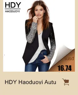 HDY Haoduoyi весенне-осенние тонкие женские официальные пиджаки офисная работа, открытая передняя вырезка, Женский блейзер, пальто, Лидер продаж, мода женский пиджак для офисных