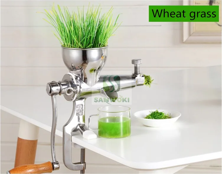 Stainless Steel manual wheatgrass juicer machine orange juice
