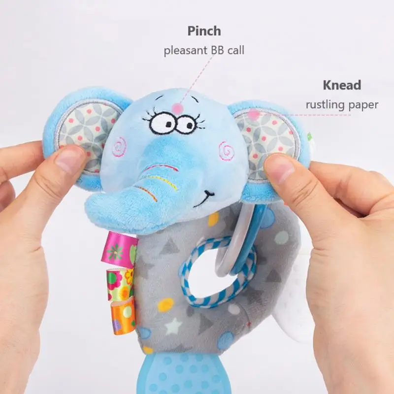 1Pcs Newborn Baby Plush Stroller Toys Baby Rattles Mobiles Cartoon Animal Hanging Bell Educational Baby Toys Baby Teether Rattle 1Pcs Newborn Baby Plush Stroller Toys Baby Rattles Mobiles Cartoon Animal Hanging Bell Educational Baby Toys Baby Teether Rattle