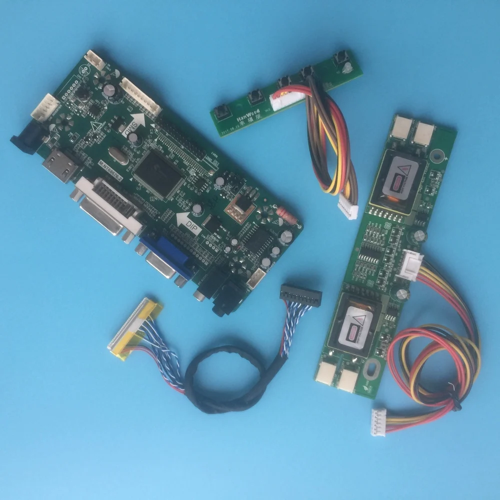 

for LM170E01-A5/A6K1 controller board driver 30pin LG display M.NT68676 LCD DIY VGA LVDS LED HDMI kit DVI screen 1280X1024 17