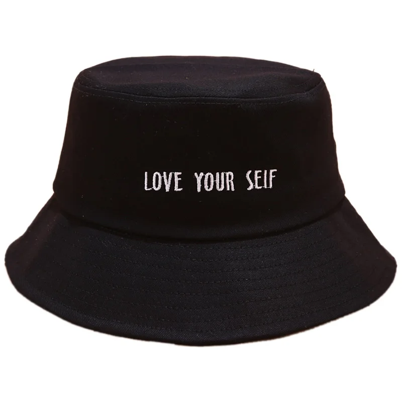

Fisherman Hat Female Summer College Wind Embroidered Basin Cap Student Couple Sunshade Sun Hat