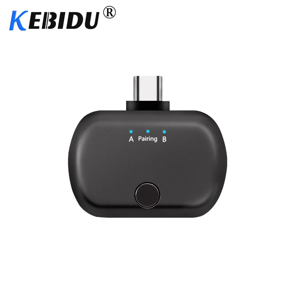 Kebidu новейший Bluetooth 5,0 аудио передатчик адаптер APTX низкая задержка для переключателя PS4 tv PC USB/type C беспроводной передатчик