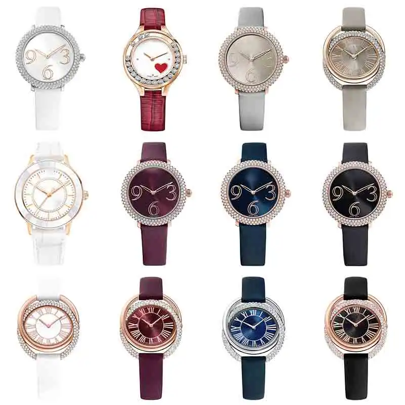 

Original SWA Austrian Brand Luxury Watch Crystal Tungsten Steel Watch with Original Logo Men and Women Couple Watches Wholesale