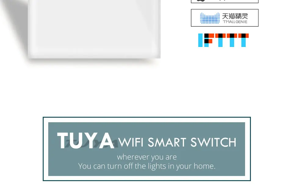 Tuya Smart Life WiFi переключатель сенсорный прерыватель настенный светильник переключатель 10A ЕС США работа с Amazon Alexa Google Home Голосовое управление