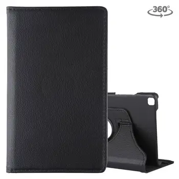 

Leather Case for Galaxy Tab A 8.0 T290 / T295 (2019), with Holder Litchi Texture Rotating ClassicBusiness Horizontal Flip