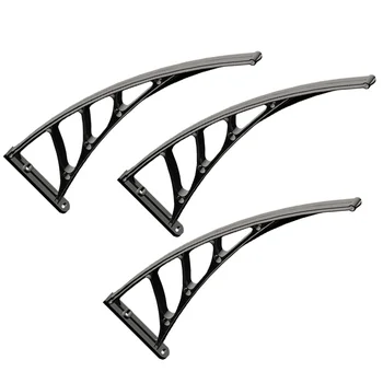 

3 Pcs Awning Support Bracket Rain Awning Bracket Rain Cover Bracket Awning Holder For Fixing for Store