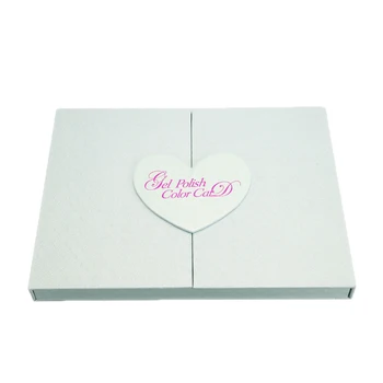 

126 Colors Nail Display Book Nail Polish Display Manicure Board Card Palette Chart Practice Showing Shelf Tools Nail Art