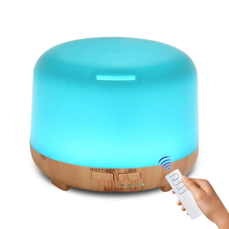 

300ML 110V 2249YK Colorful RGB Lights With White Remote Control Aromatherapy Essential Oil Humidifier Air Humidifier