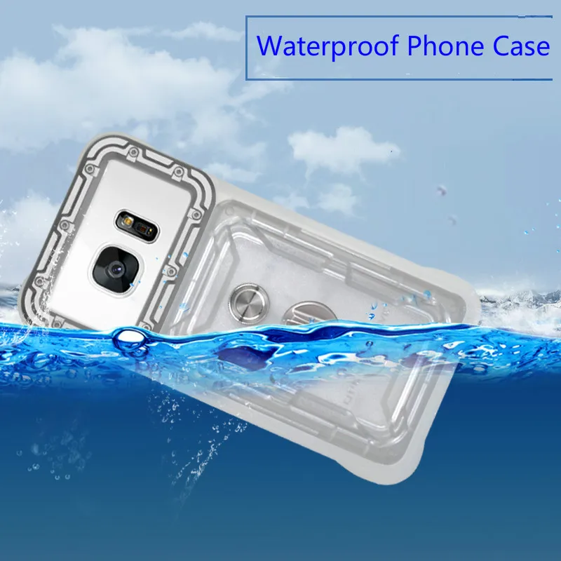 Universal Waterproof Phone Case for Huawei P20 Pro Mate 20Pro Xiaomi Mi8 9 Samsung S6 S7 S8plus Underwater Cover New 1pc | Мобильные