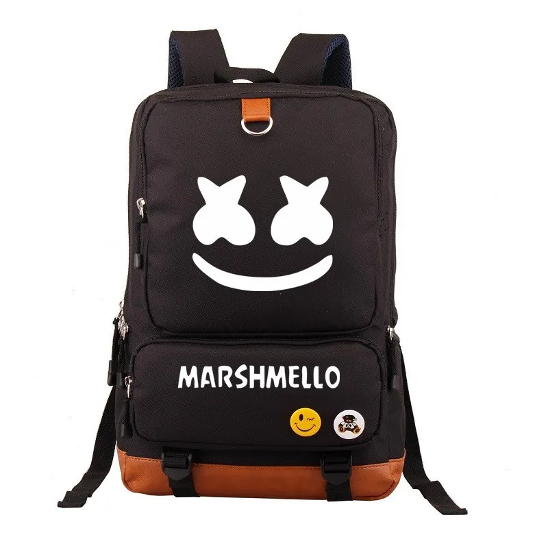 

DJ Musicians Marshmello Backpack Travel Bag Student School Bag Currently Available