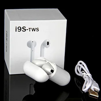 

Bluetooth 5.0 TWS i9s Wireless Earphones BT Earbuds with Charging Case In Ear Headset with Charging Box for iphone Andriod