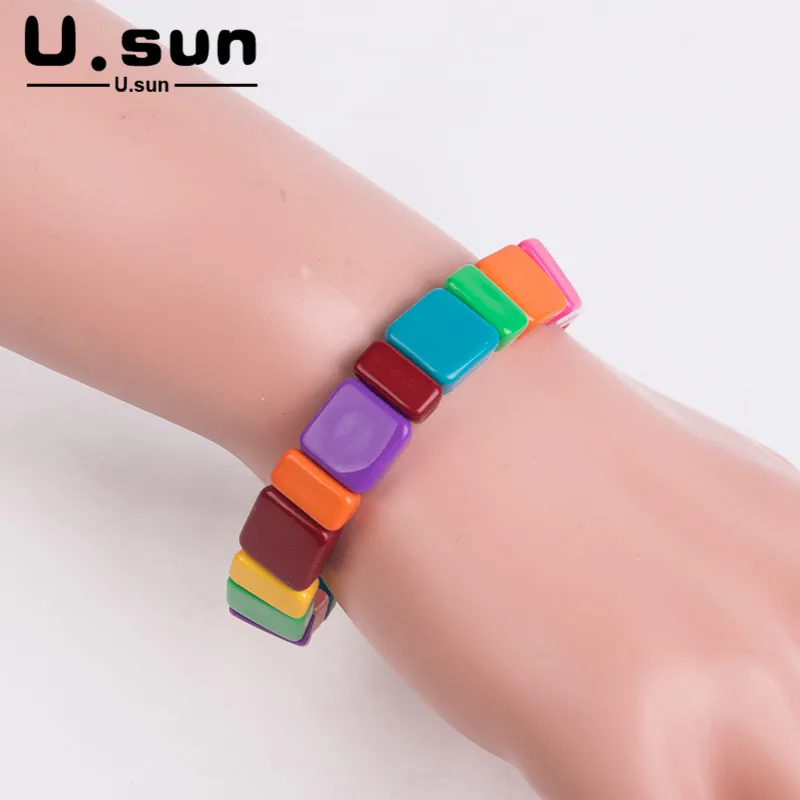 

Vintage Resin Bangles For Women Big Acrylic Boho Colorful Charm Bangles Fashion Gift Jewelry Bracelet Party Sports Statement