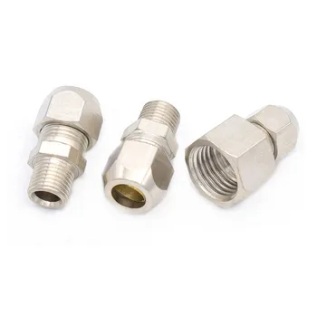 

Metric 10*1mm 14*1.5mm 16*1.5mm 20*1.5mm Female Thread or Male Thread Clip Connect Brass Pipe Fittings
