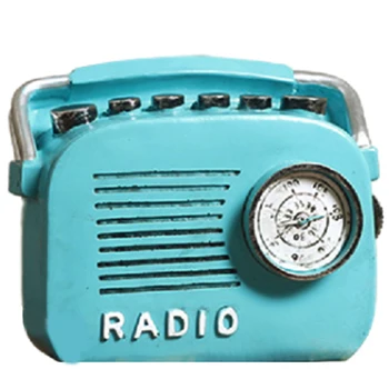 

Retro Radio Model Home House Decoration Soft Outfit Design Cabinet Shelf Cafe Figurines