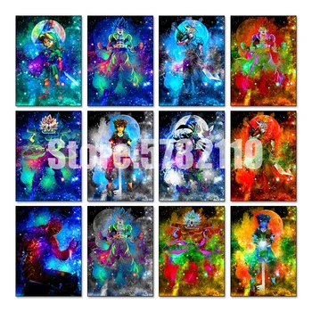 

5D Diamond Painting Full Diamond Embroidery Galaxy legendary saiyan Pictures Rhinestones Mosaic Home Decor Cross Stitch Art Gift