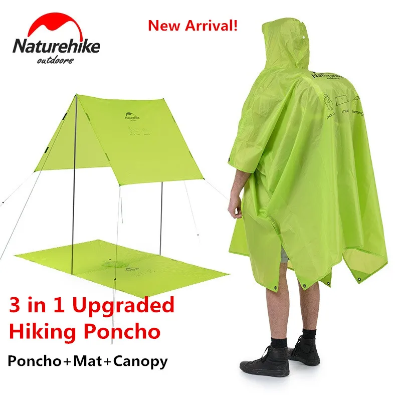 Распродажа с завода Naturehike уличный Плащ 3 в 1 для альпинизма походов плащ-дождевик |