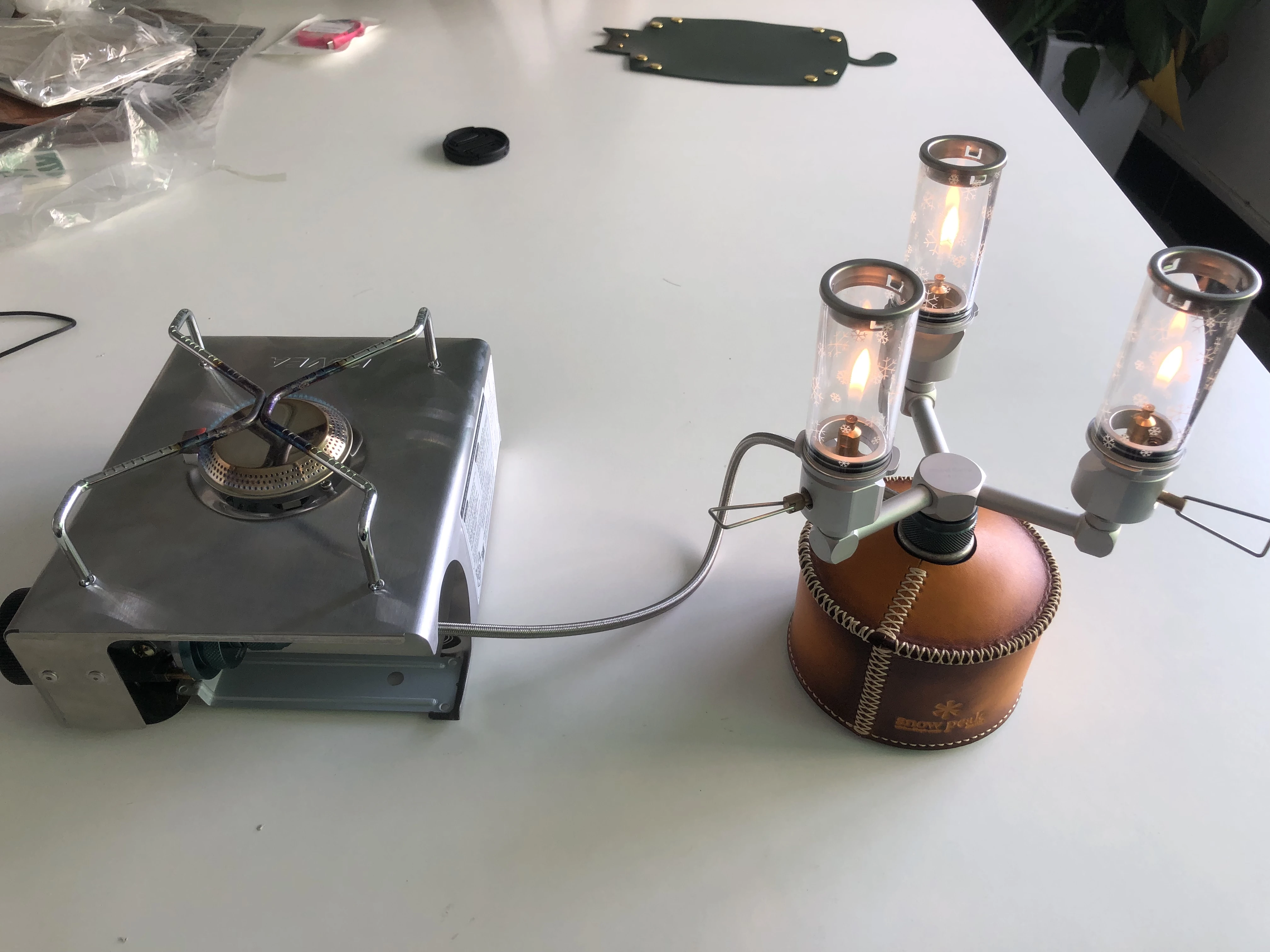 Jeebel Camp G014 адаптер для газового освещения от 1 до 2 расширенная газовая трубка
