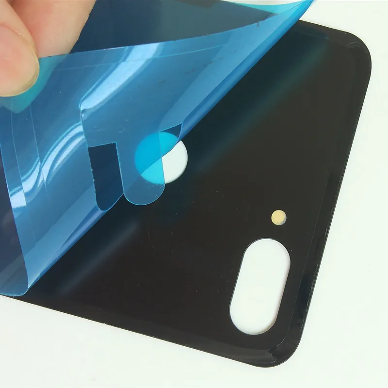 Mi 8 Lite 3D стекло задняя крышка корпуса для Xiao mi 8lite mi 8lite задняя дверь Замена жесткий чехол батареи с логотипом