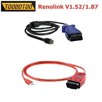 

Newest Renolink V1.52 V1.87 OBD2 Diagnostic Interface Engine ECU Programming Renolink 1.87 1.52 OBD2 Interface Key Coding