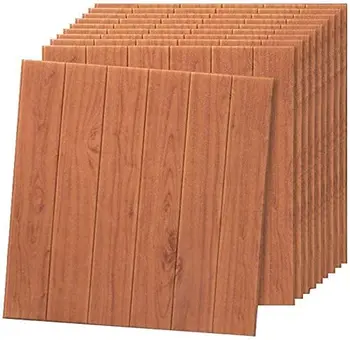 

Wallpaper Self-adhesive 3D Wall Stickers Imitation Wood Grain Wallpaper Waterproof Package Living Room Decoration Stickers