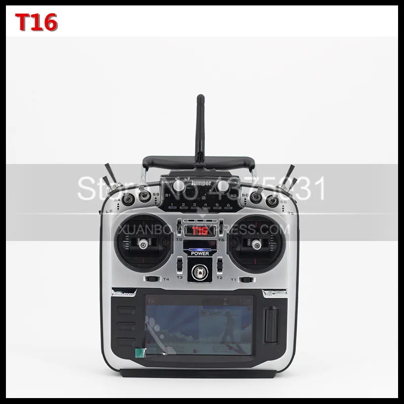 

New Jumper T16 Open Source Multi-protocol Radio Transmitter JP4-in-1 RF Module 2.4G 16CH 4.3 inch LCD for FPV Racing Drone