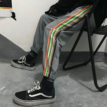 

New Women Fashion Streetwear Pants Elastic Waist Joggers Female Loose Trousers Casual Plus Size Haren Pants